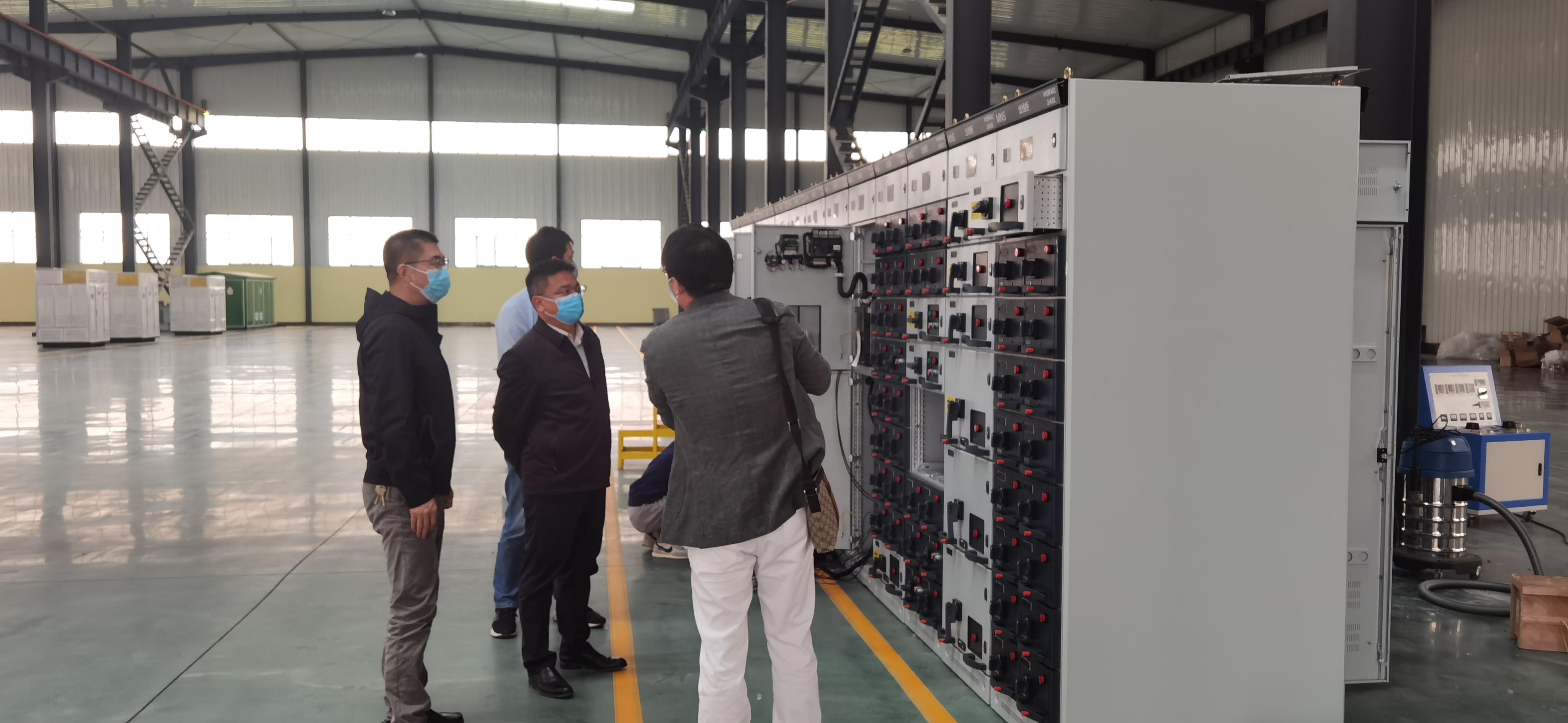 欢迎县政府副县长莅临我单位检查指导工作